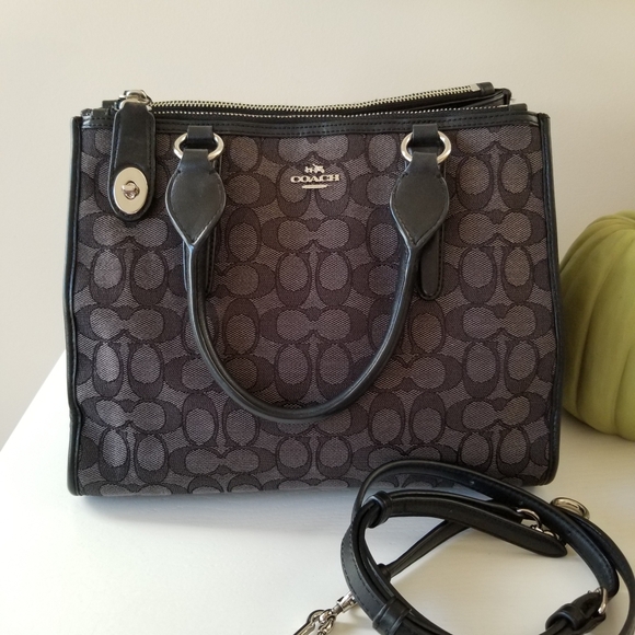 Coach Signature Crosby Carryall Crossbody Bag - Picture 1 of 14